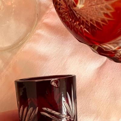 Large Lot Mixed Vintage Glassware