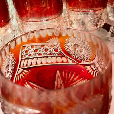 Large Lot Mixed Vintage Glassware