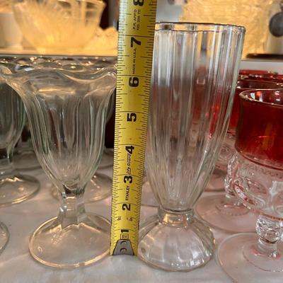 Large Lot Mixed Vintage Glassware