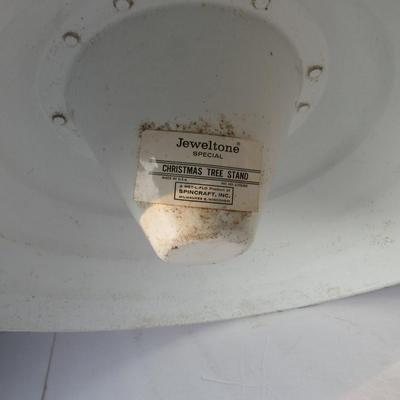 Lot 618:  Vintage Christmas Tree Stand, Retro