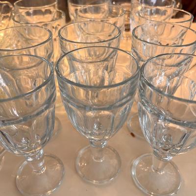 Large Lot Vintage Cut Glass Serving-ware