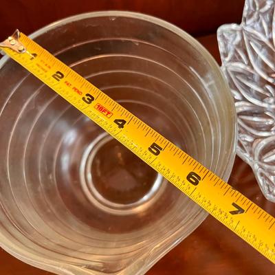 Large Lot Vintage Cut Glass Serving-ware