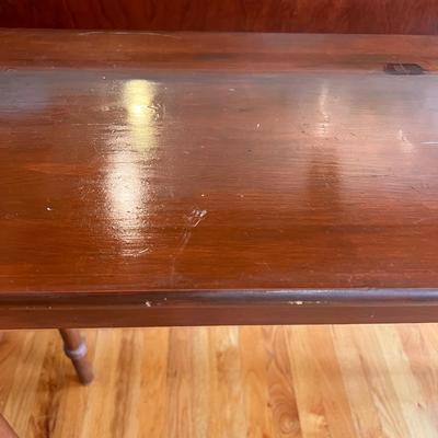 Jacobean Style Trestle Cocktail Table and Sofa Table