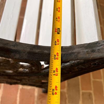 Vintage Cast Iron Garden Bench