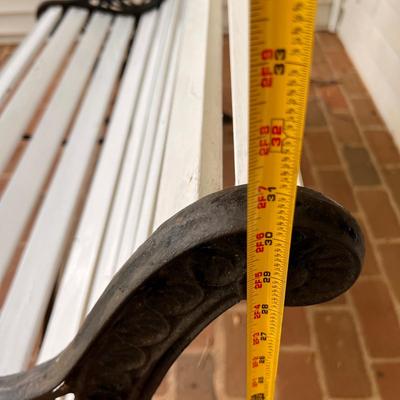 Vintage Cast Iron Garden Bench