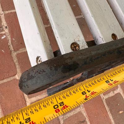 Vintage Cast Iron Garden Bench