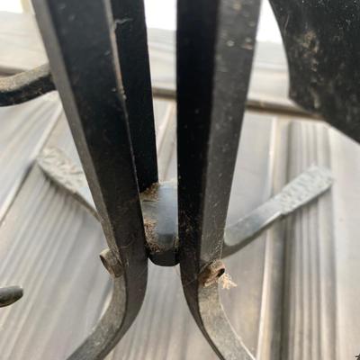 Pilgrim Hearth Log Holder with Andirons (DR-HS)