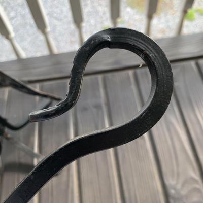 Pilgrim Hearth Log Holder with Andirons (DR-HS)