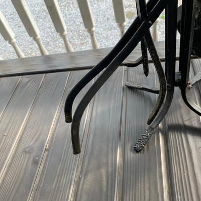 Pilgrim Hearth Log Holder with Andirons (DR-HS)