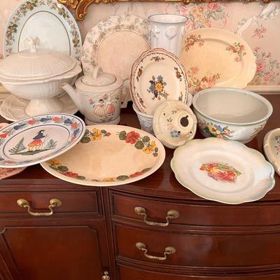 Huge Mixed Antique Vintage Porcelain China Lot