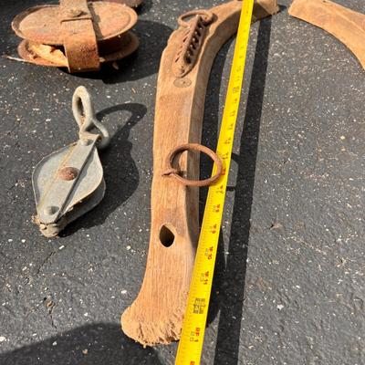 Antique Rustic Farm Tool Lot