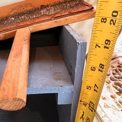 Vintage Lot Rustic Decor - Cast Iron Chair,