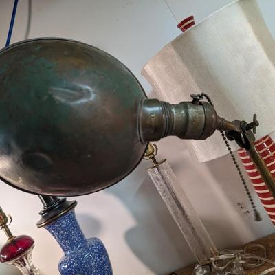 Vintage Industrial Copper Desk Lamp