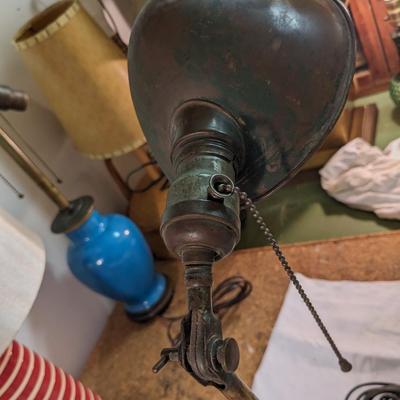 Vintage Industrial Copper Desk Lamp