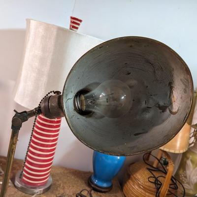 Vintage Industrial Copper Desk Lamp