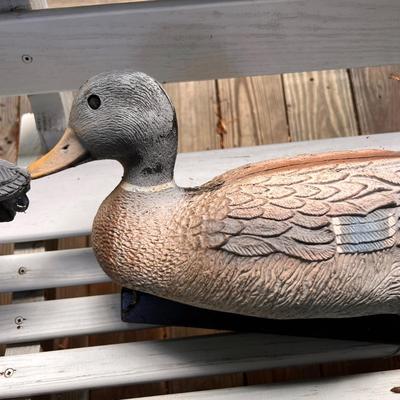 Vintage Duck Lot - Decoy, Stone