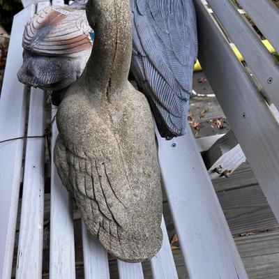 Vintage Duck Lot - Decoy, Stone