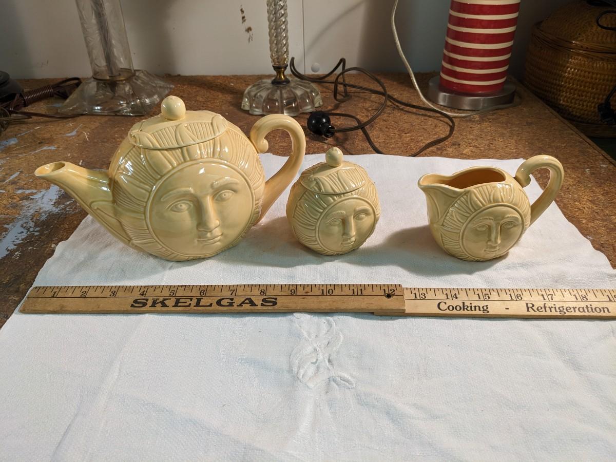 Vtg Shafford Rise And Shine Tea Set | EstateSales.org