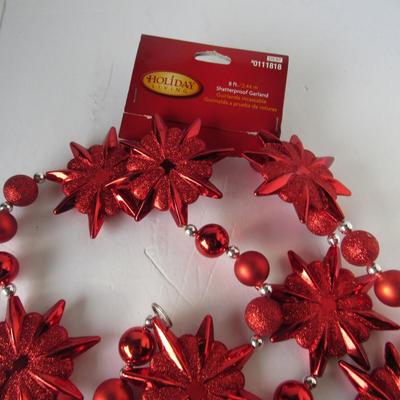Lot 632:  Unused Plastic Star and Ball Garland
