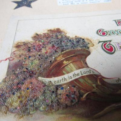 Lot 634:  Vintage Scrap Book With Lots of Paper Ephemera