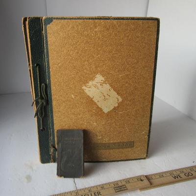 Lot 634:  Vintage Scrap Book With Lots of Paper Ephemera