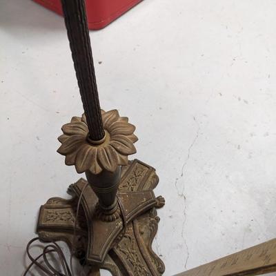 Incredible Wrought Iron Antique Floor Lamp