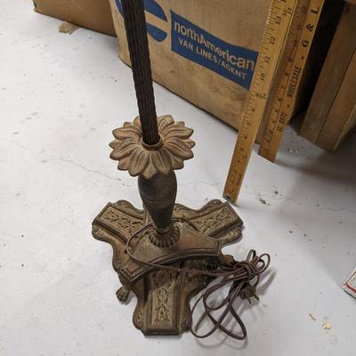 Incredible Wrought Iron Antique Floor Lamp