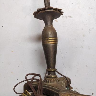 Incredible Wrought Iron Antique Floor Lamp