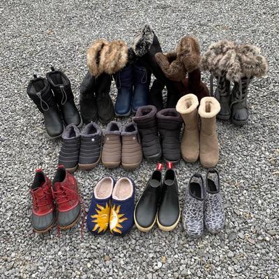 Boots & Cold Weather Shoes by Sorel, Lands End, & More, Size 7/7.5 (S-HS)