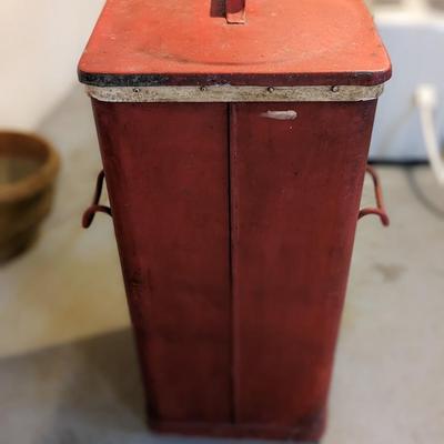 Enchanting French "Poubelle", Cart Trash Can