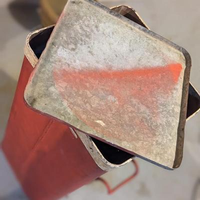 Enchanting French "Poubelle", Cart Trash Can