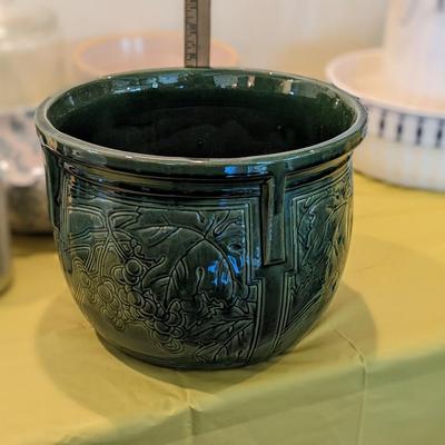 Lovely Green Glazed Planter
