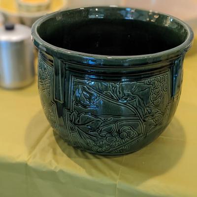 Lovely Green Glazed Planter