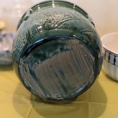 Lovely Green Glazed Planter