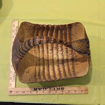 Vintage Armadillo Basket
