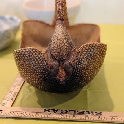 Vintage Armadillo Basket