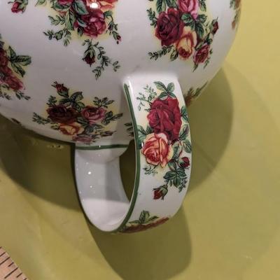 Royal Albert Old Country Roses Afternoon Teapot Signed Michael Doulton