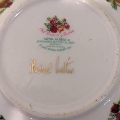 Royal Albert Old Country Roses Afternoon Teapot Signed Michael Doulton