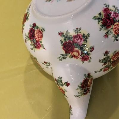 Royal Albert Old Country Roses Afternoon Teapot Signed Michael Doulton