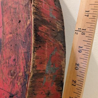Antique Wood Pulley, Link-Belt Co.