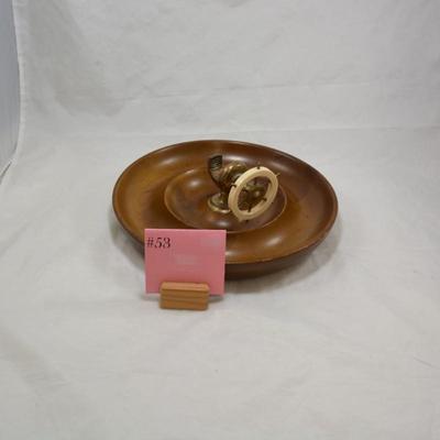Vintage Ship's Wheel Nutcracker Made in England