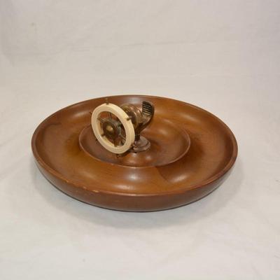 Vintage Ship's Wheel Nutcracker Made in England