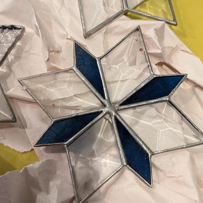 Lot of Stained Glass Stars