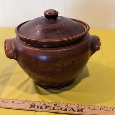 Pearson's of Chesterfield 1810 England Bean Pot Lidded Jar