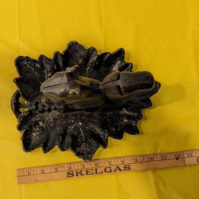 Vintage Metal Mechanical Squirrel Nutcracker