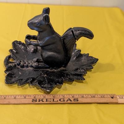 Vintage Metal Mechanical Squirrel Nutcracker