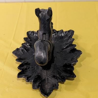 Vintage Metal Mechanical Squirrel Nutcracker