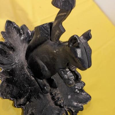 Vintage Metal Mechanical Squirrel Nutcracker