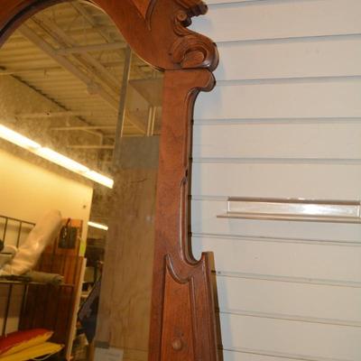 Antique/Vintage Bureau Mirror Converted to Wall Mount