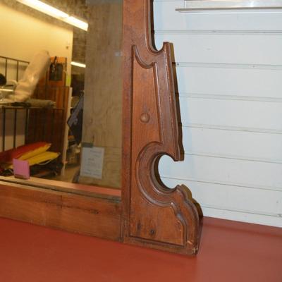 Antique/Vintage Bureau Mirror Converted to Wall Mount